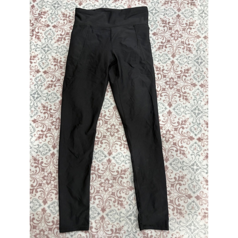 Old Navy Active Powersoft High-Rise Leggings Black Go-Dry Pockets Large 10-12